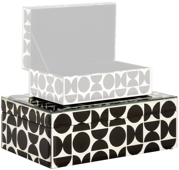 Juwelenbox Zwart Groot 212162 Vivian B28 x D18 x H10 cm