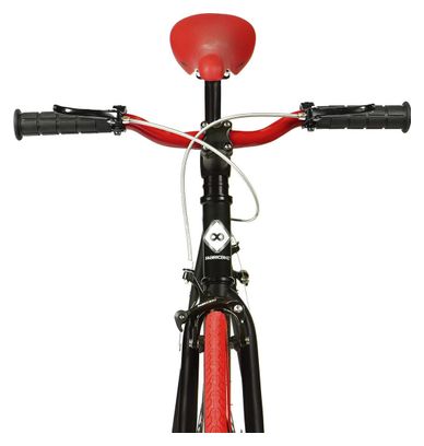FabricBike Original -  Vélo Fixie 28  Matte Black et Red S-49cm