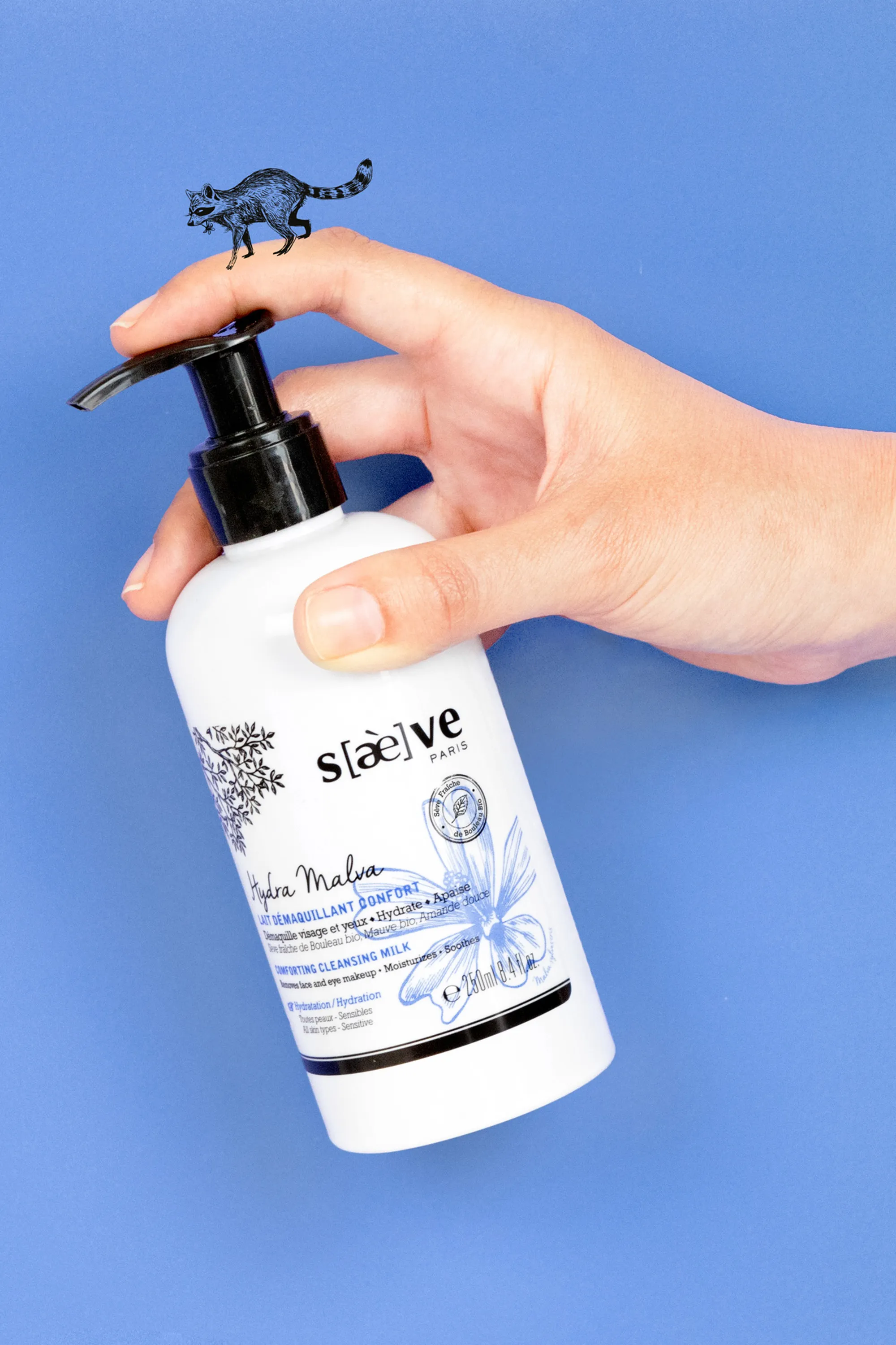 Saeve Lait démaquillant confort Hydra Malva-250 ml
