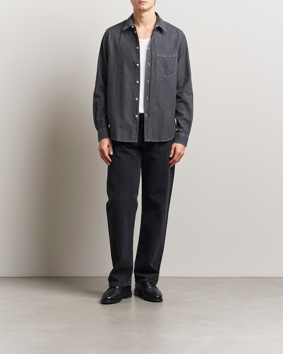Samsøe Samsøe Ryan Chambray Shirt Grey