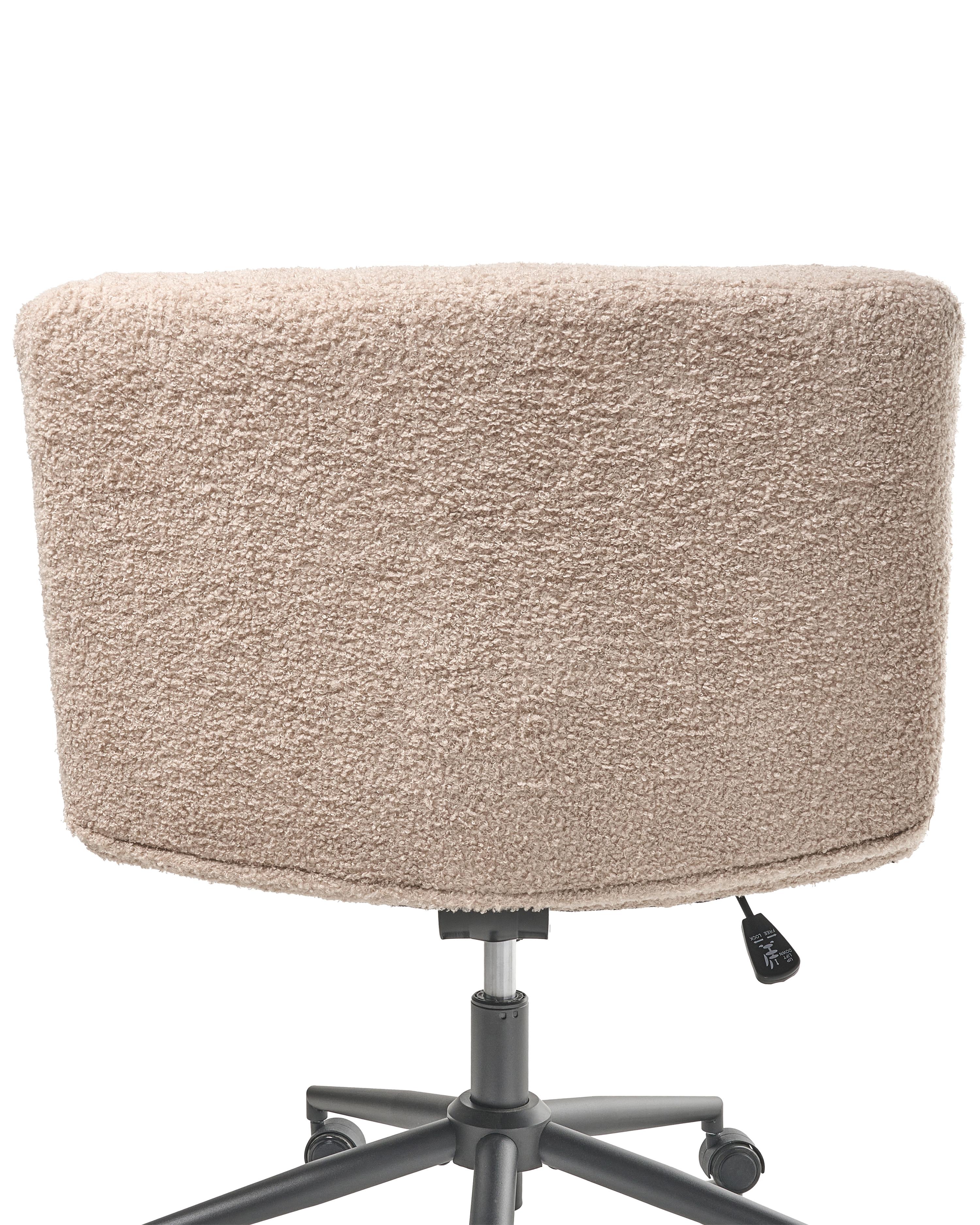 Bureaustoel CATLIN Bouclé Beige