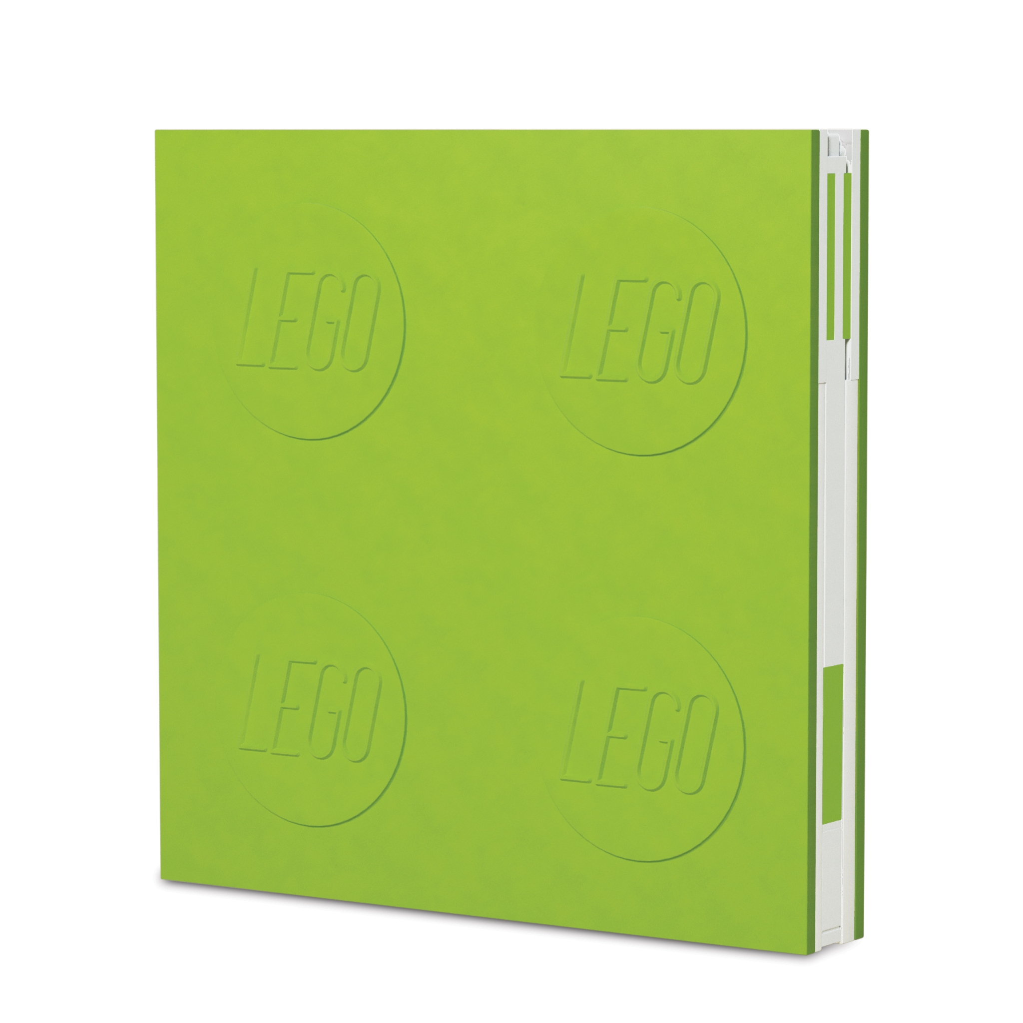 Caderno e caneta de tinta gel – verde limão 5007242