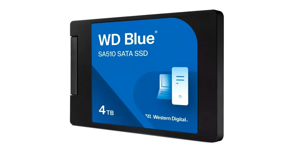 WDBlue SA510 4 TB SSD  (WDS400T3B0A, SATA/600)
