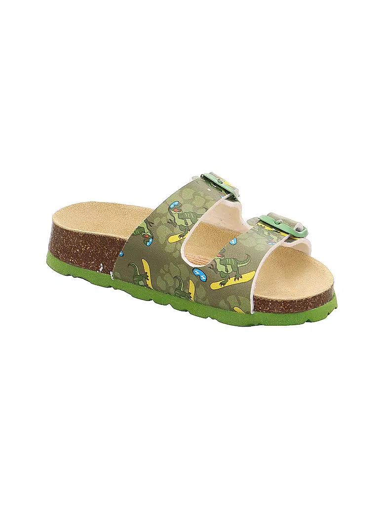SUPERFIT Jungen Hausschuhe - Pantoffel  olive