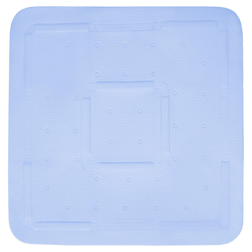 Differnz Tutus douche inlegmat 55x55cm blauw