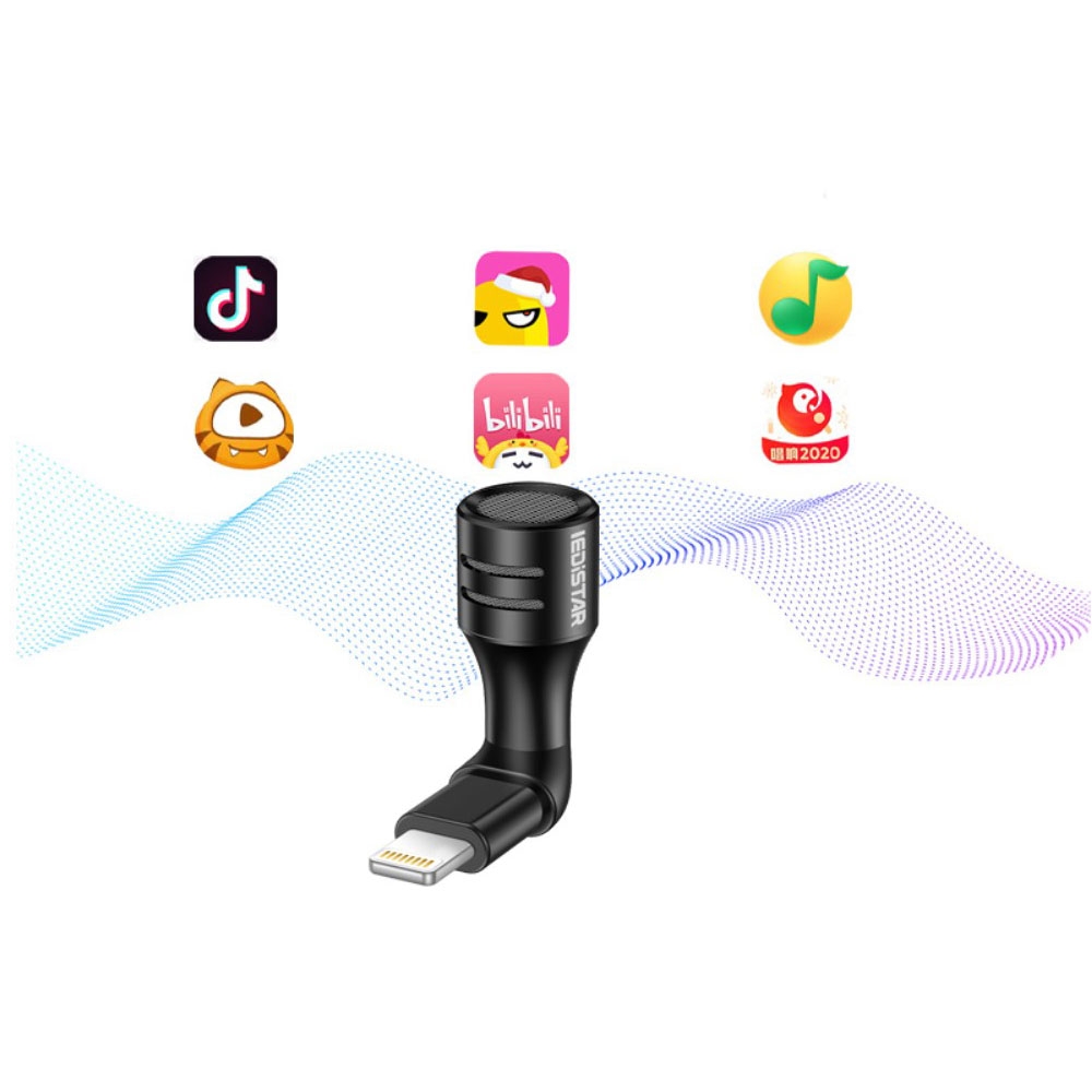 Lightning Plug & Play Mikrofon Smart Mic Audio Kondensator iOS iPhone / iPad