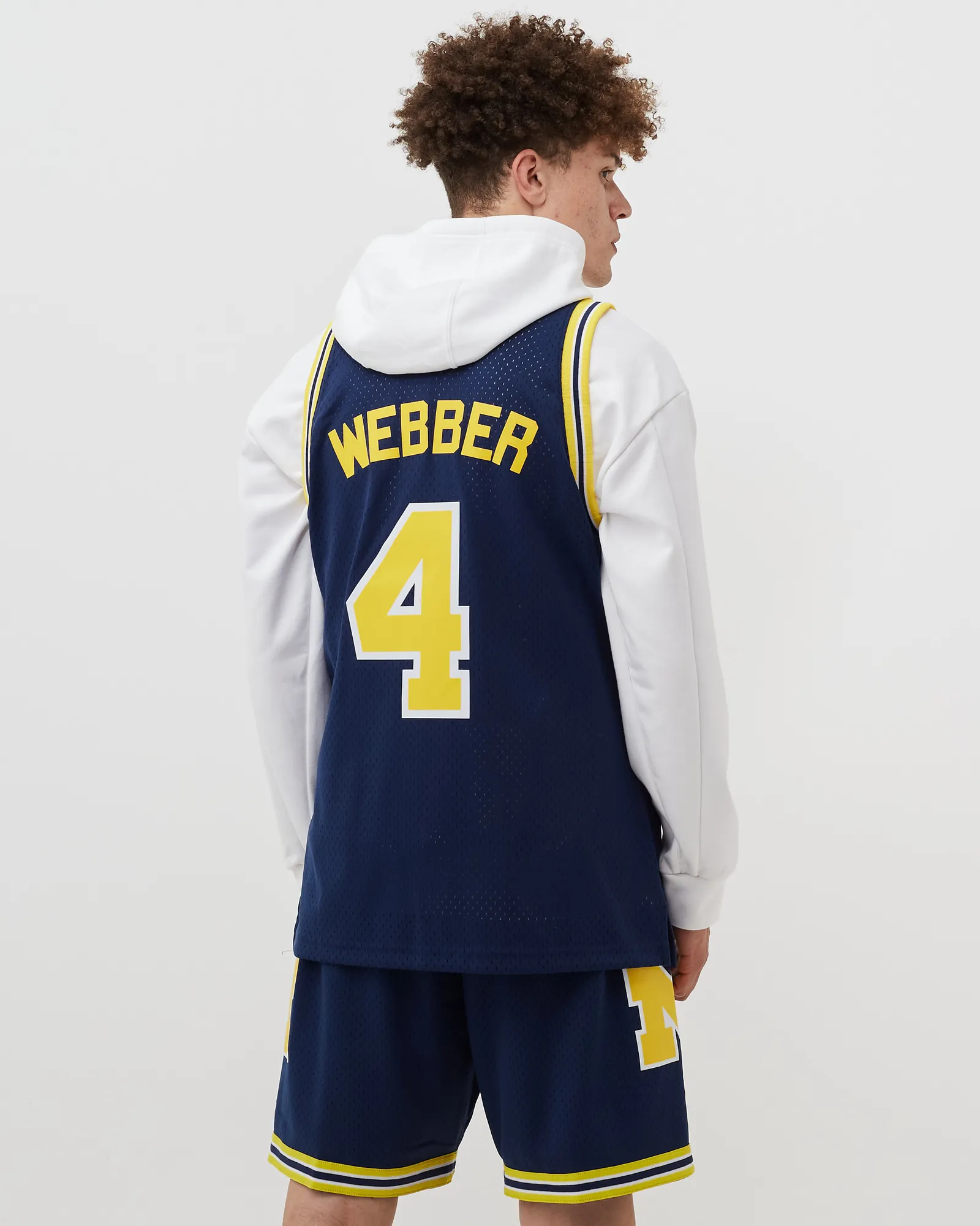 Mitchell & Ness NCAA Swingman Jersey University of Michigan 1991-92 Road CHRIS WEBBER #4