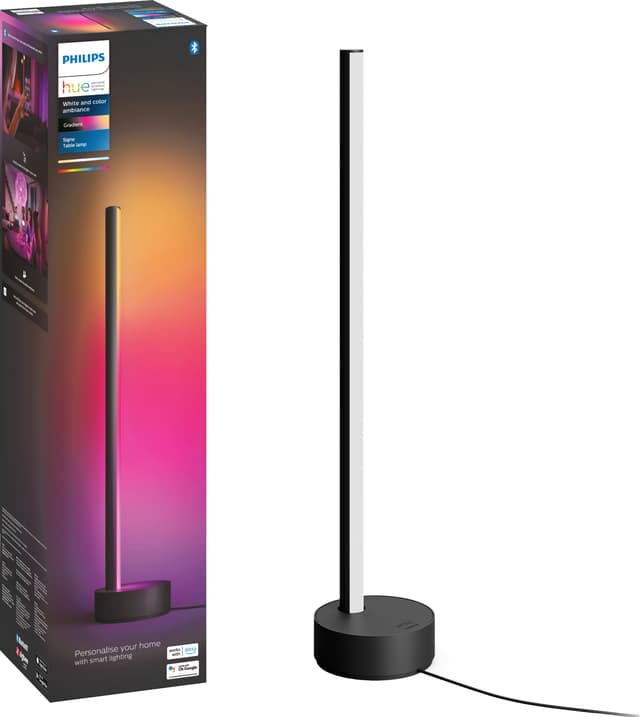 Philips Hue Gradient Signe bordlampe (sort)