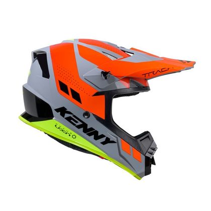 Casque cross Kenny TRACK ENFANT - Gris / Orange