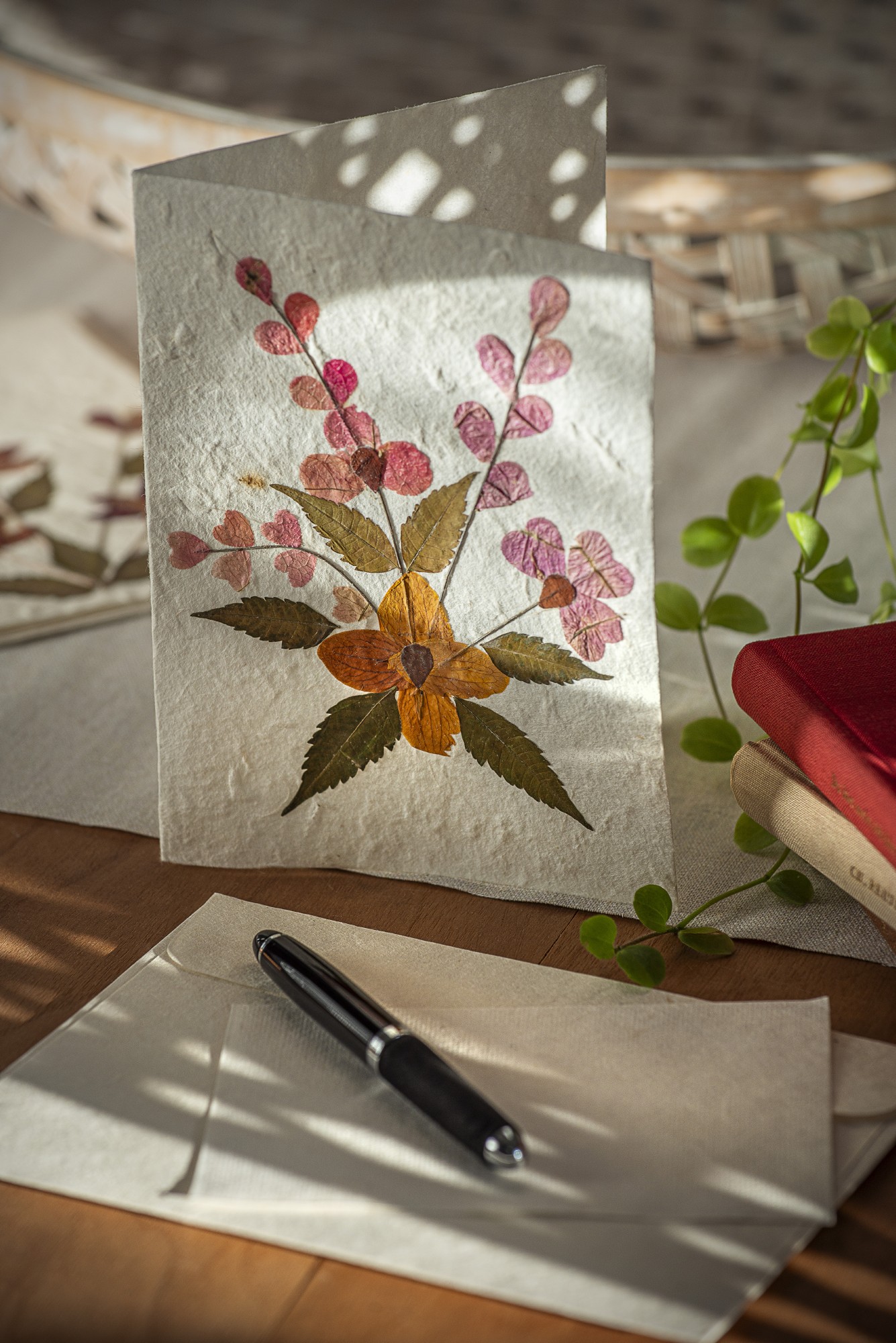 Grußkarte 'Blumen', mit Umschlag, H 18 cm, B 12,5 cm günstig bestellen