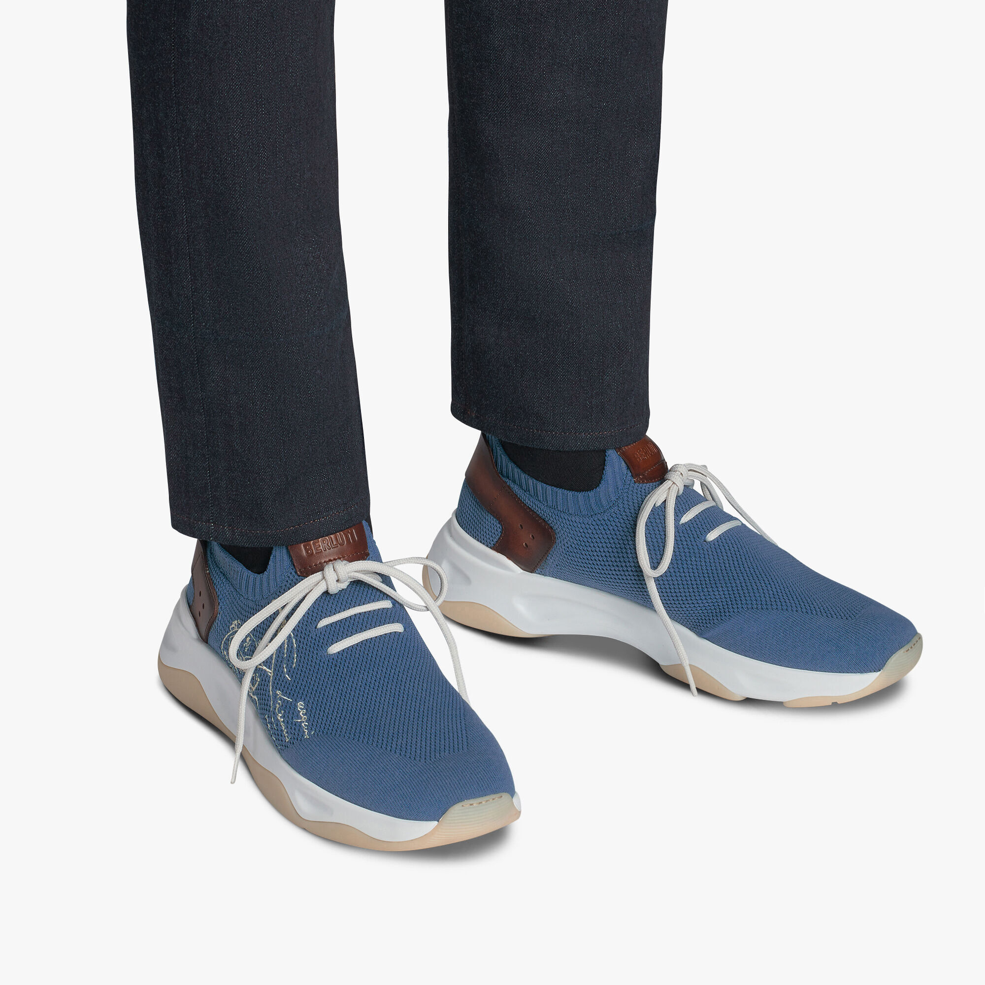 Sneaker Shadow En Maille et Cuir