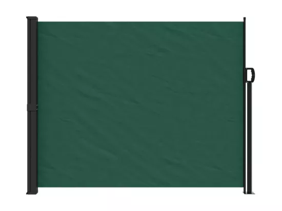 Auvent latéral rétractable vert foncé 160x300 cm