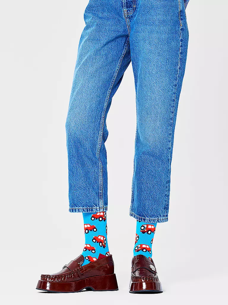 HAPPY SOCKS Herren Socken 41-46 SUV light blue blau