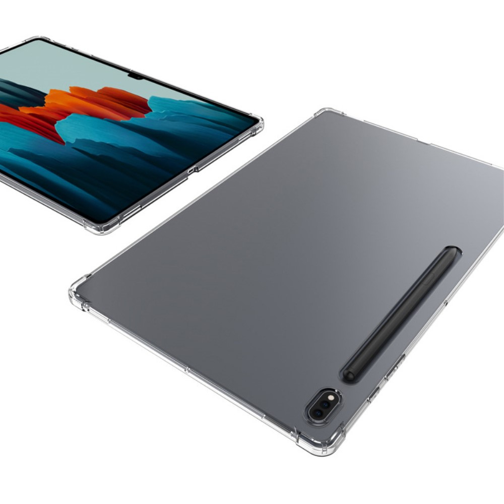 Samsung Galaxy Tab S8 Ultra Gummi Case Hülle Air Cushion Fallschutz - Transparent