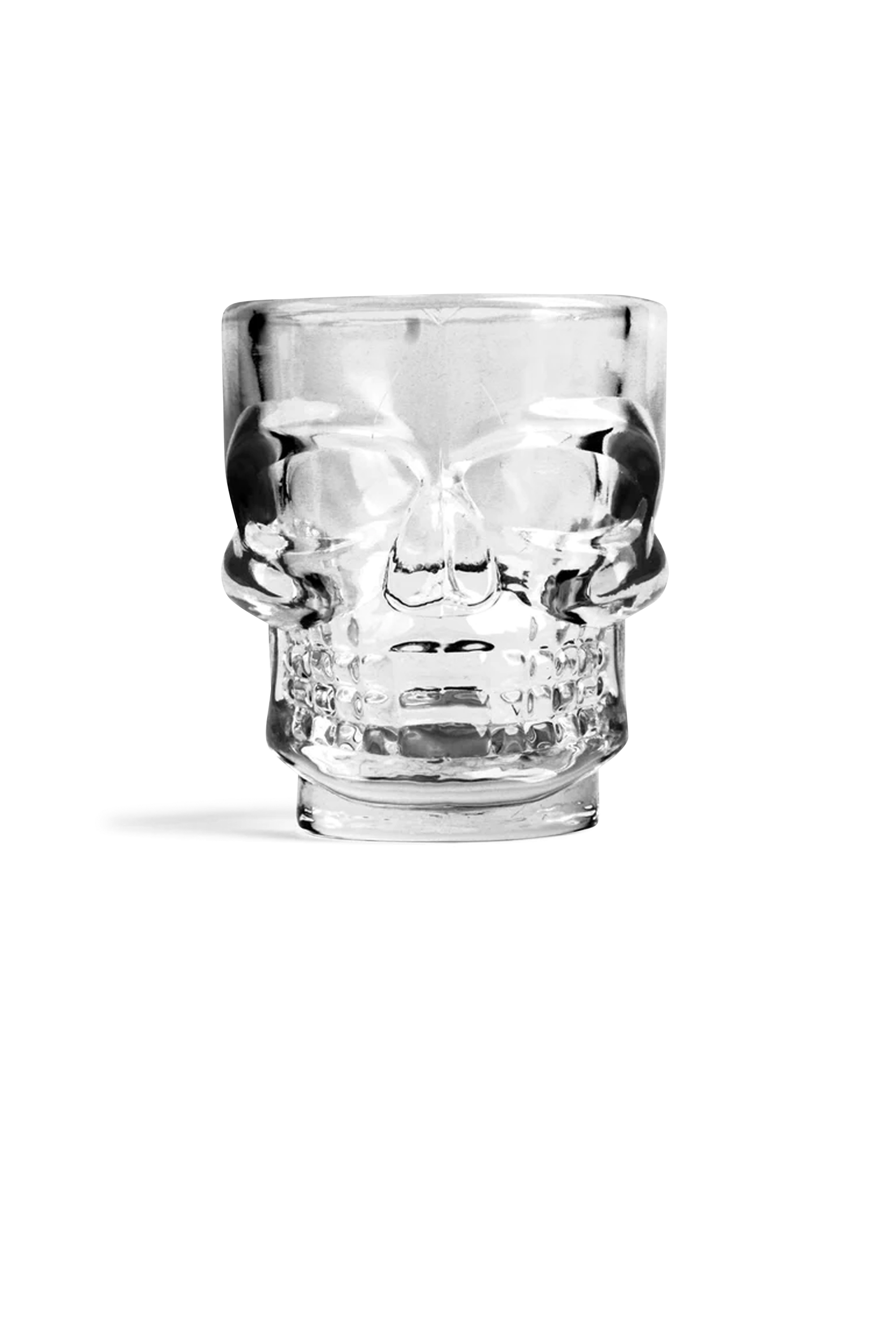 KIKKERLAND Lot de 4 verres à shot skull shot glasses Multicolore