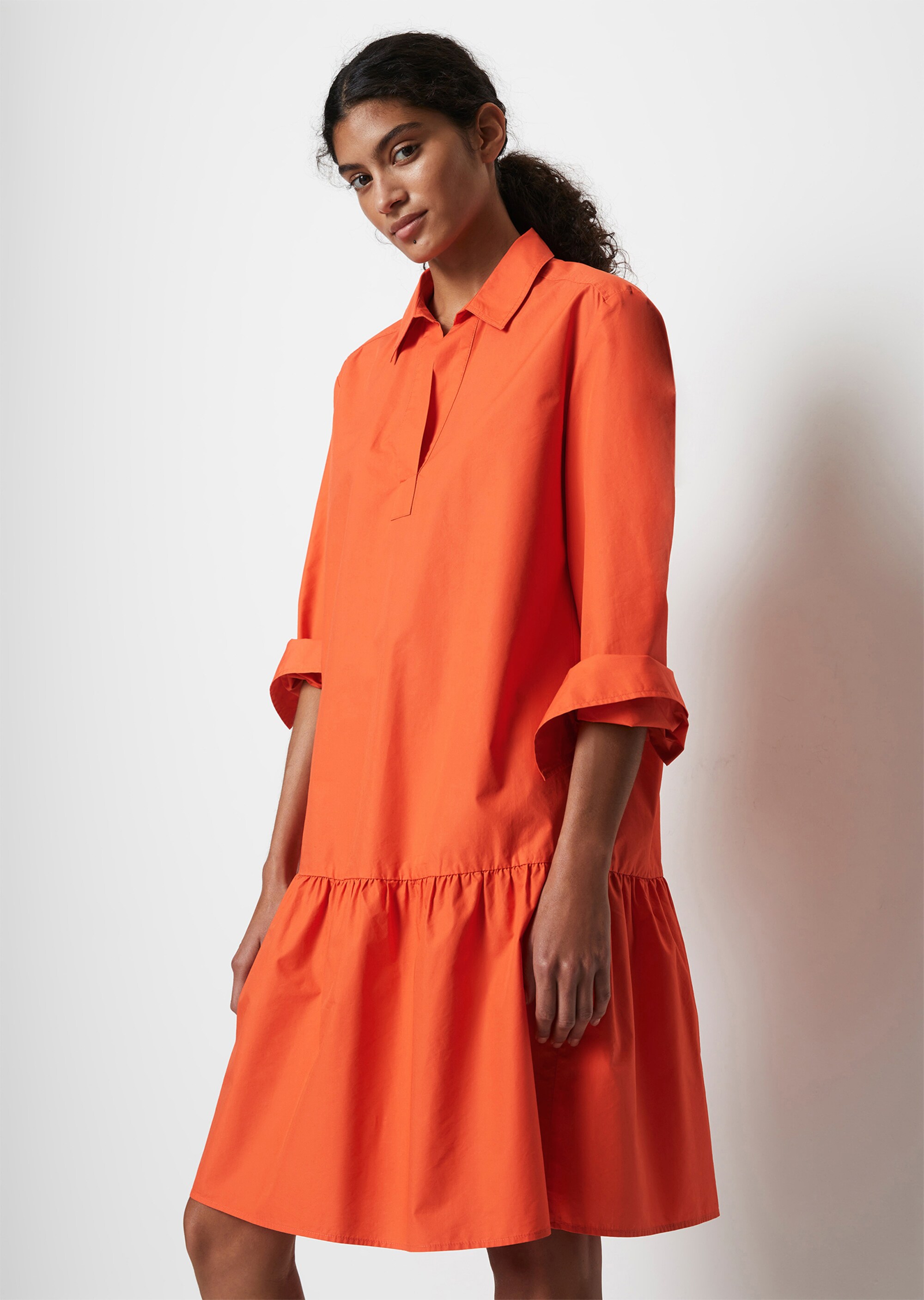 Blusenkleid relaxedaus Organic-Cotton-Lyocell-Mix