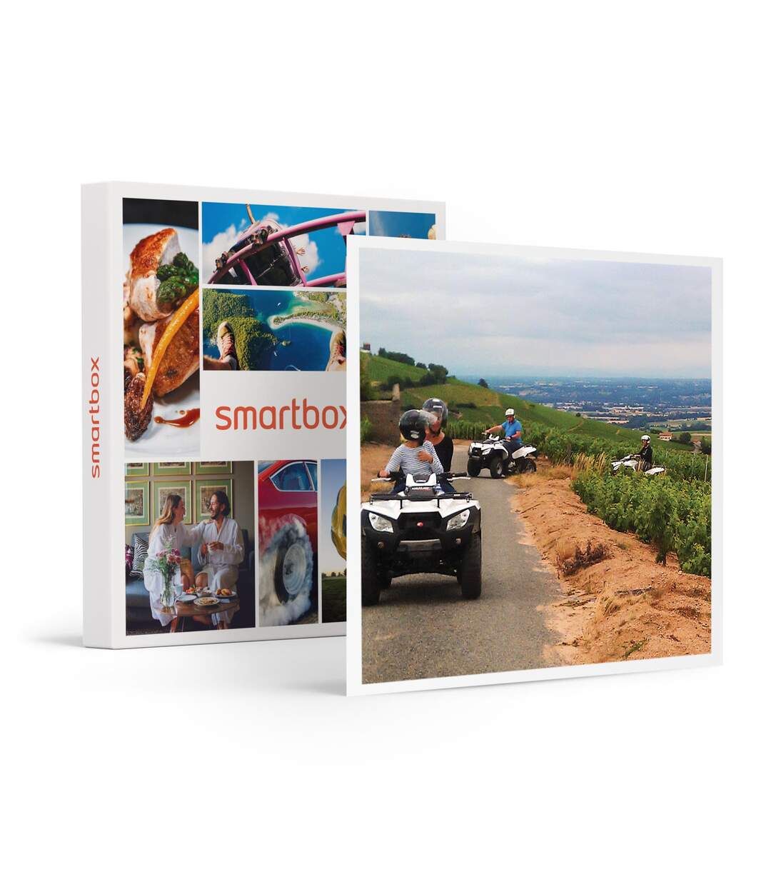 Loisir en famille : randonnée en quad pour 2 adultes et 1 enfant vers Brive-la-Gaillarde - SMARTBOX - Coffret Cadeau Sport & Aventure