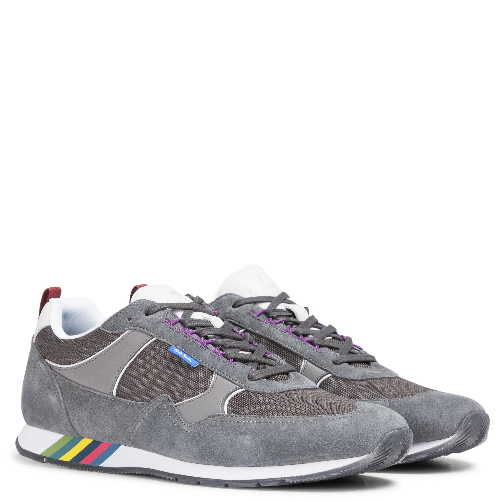 Baskets basses en cuir| Gris