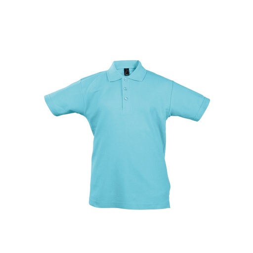 Camisa polo infantil de manga curta Sols Summer