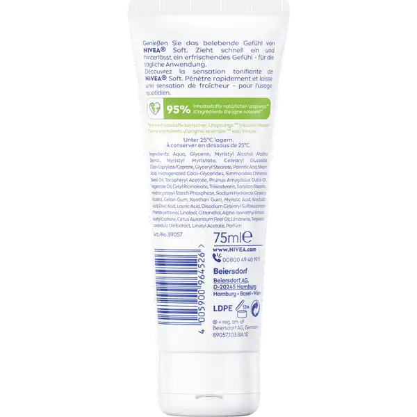 Soft Erfrischende Feuchtigkeitscreme Tube