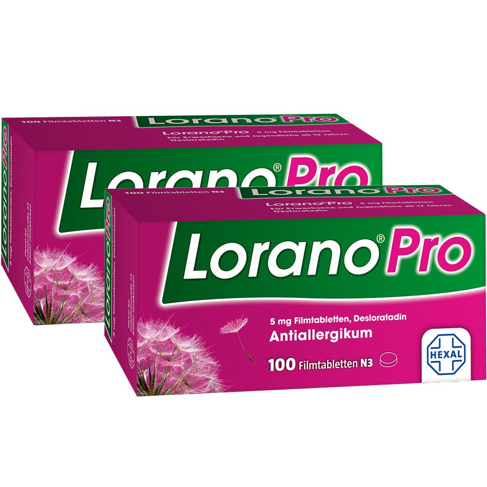 Lorano®Pro bei Allergie – Die Allergietabletten für alle Heuschnupfen-Symptome