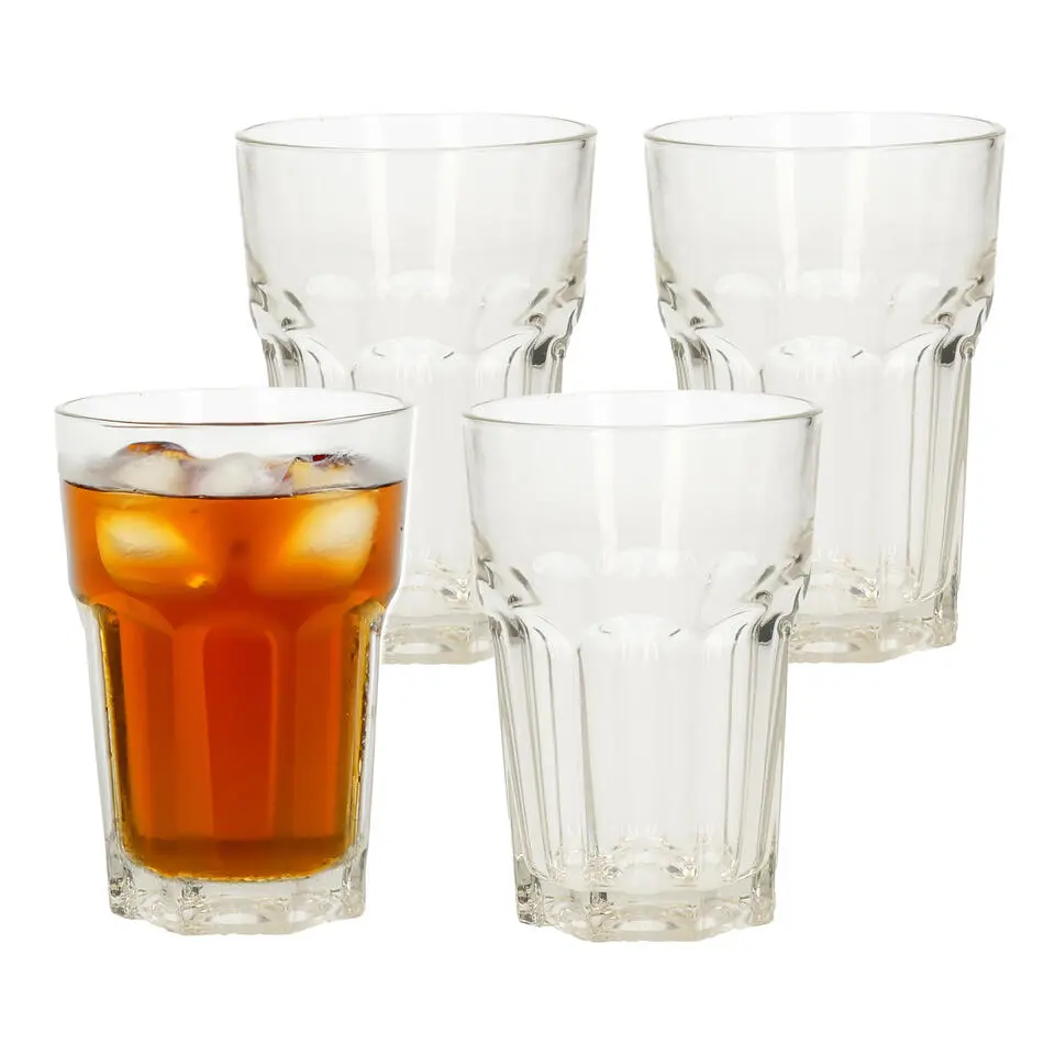 Excellent Houseware Drinkglazen set - 4x - 360ml - water glazen
