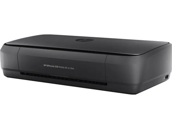 HP Officejet 250 Mobile All-in-One - Multifunktionsprinter - farve - blækprinter - Legal (216 x 356 mm) (original) - A4/Legal (medie) - op til 8 spm (kopiering) - op til 10 spm (udskriver) - 50 ark - USB 2.0, USB vært, Wi-Fi