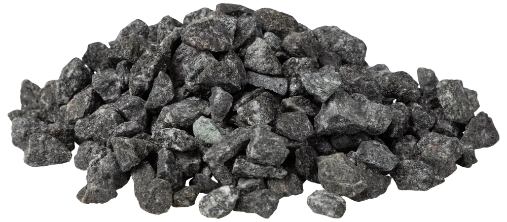 Granitskærver 8-11 mm 1000 kg - sort