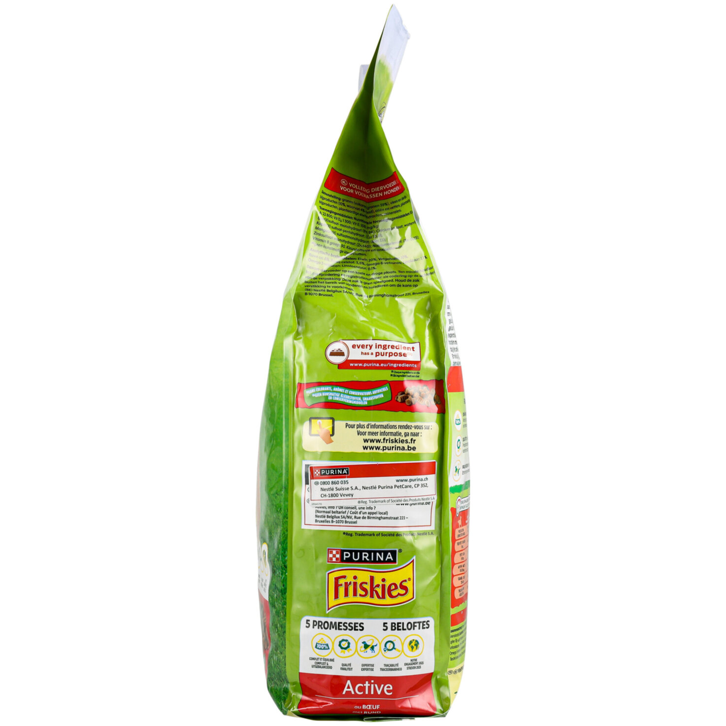 Friskies Active Hunde Trockenfutter Rind