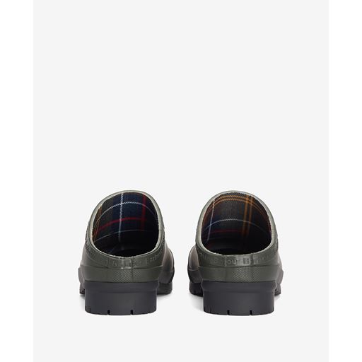 Barbour Quinn Clogs, Olive, 45