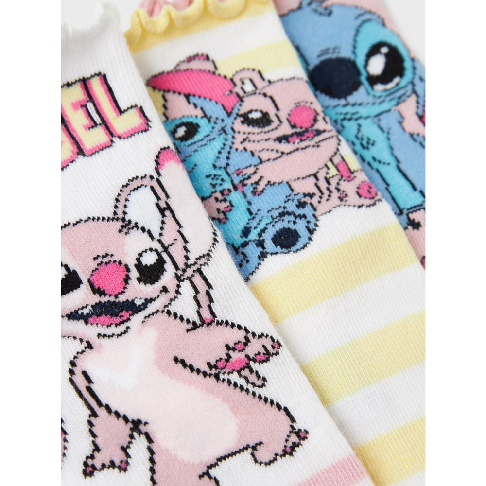 Køb Name It Cameo Pink Asara Stitch 3-Pak Strømper