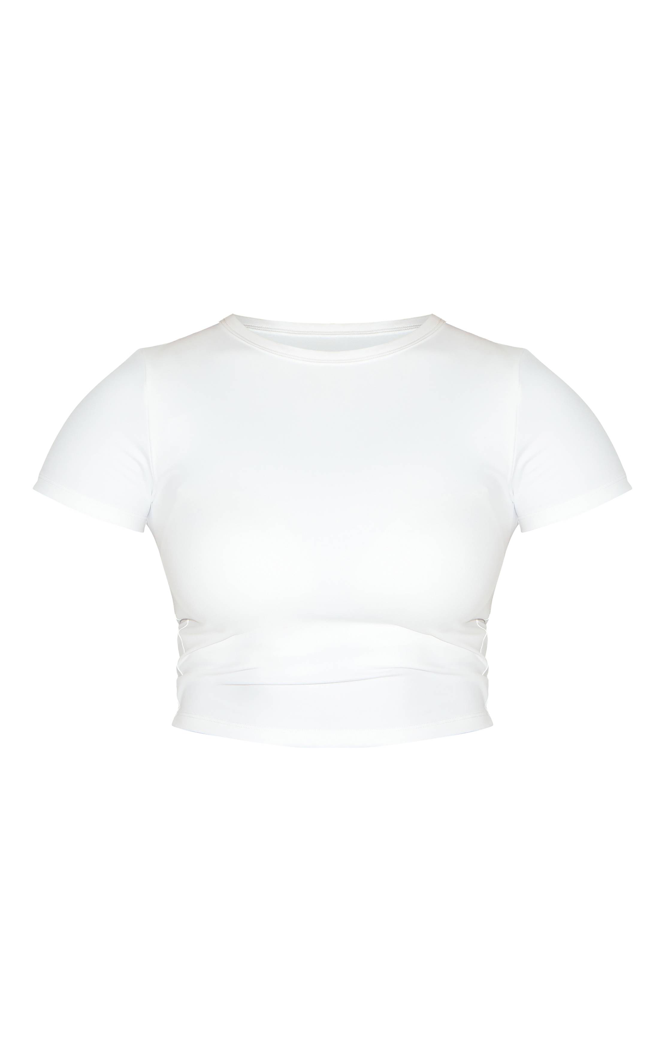 Blanc T-shirt Sculptant Shape Avec Soutien-gorge Intégré