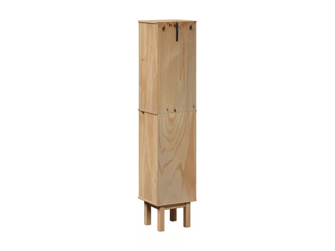 Armoire de salle de bain OTTA 35x30x159 cm bois massif de pin