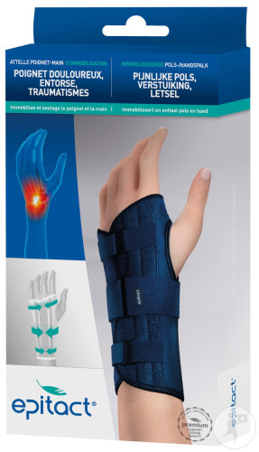 Epitact Attelle D'Immobilisation Poignet-Main Gauche Taille M 1 Pièce