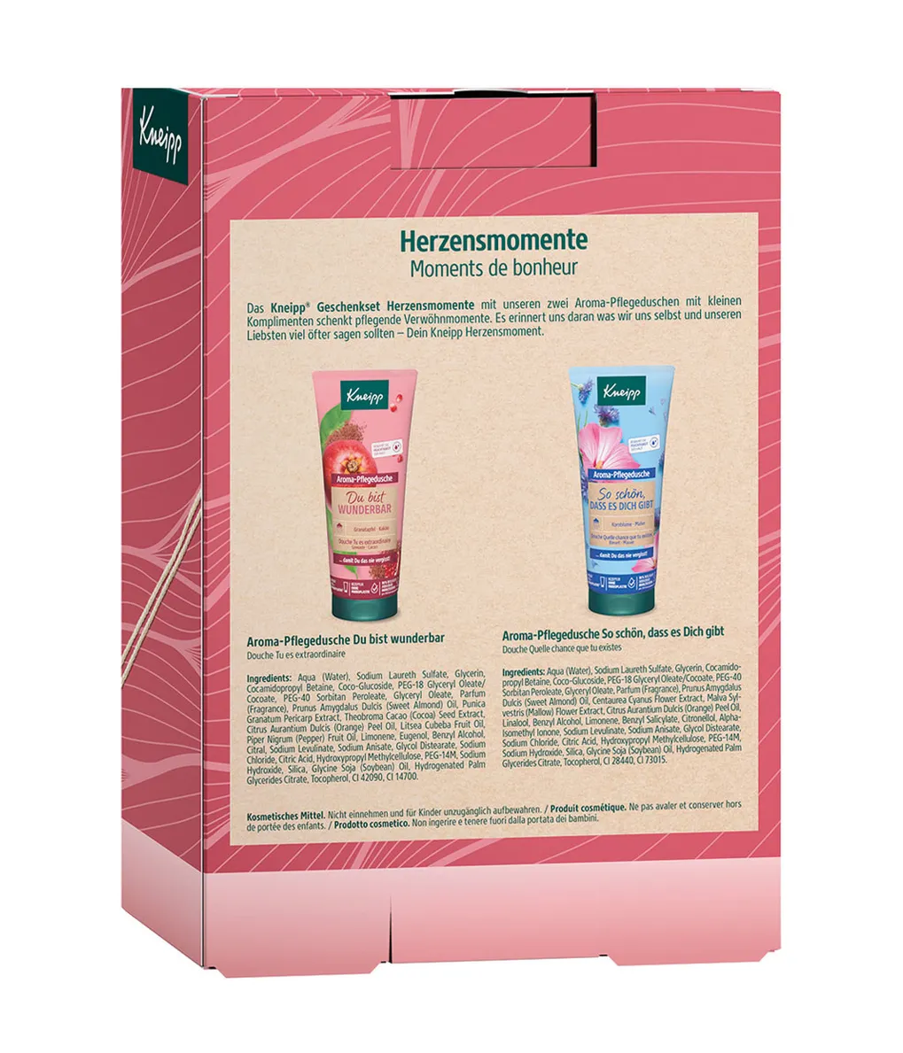 (2er Set) Herzens Momente Geschenkpackung mit Aroma Pflegeduschen (918835)