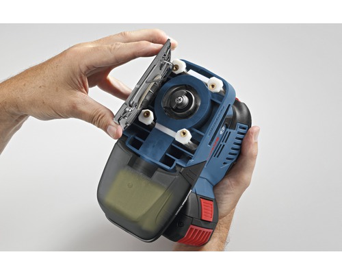 Bosch Professional GSS 18V-10 accu-excenterschuurmachine inclusief L-BOXX 136 en 3 verschillende C470 schuurplateaus, zonder accu en lader