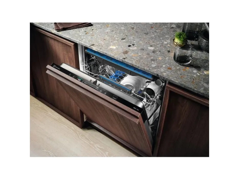 Electrolux GlassCare 700 EEG48300L - Opvaskemaskine - til indbygning - Niche - bredde: 60 cm - dybde: 55 cm - højde: 82 cm