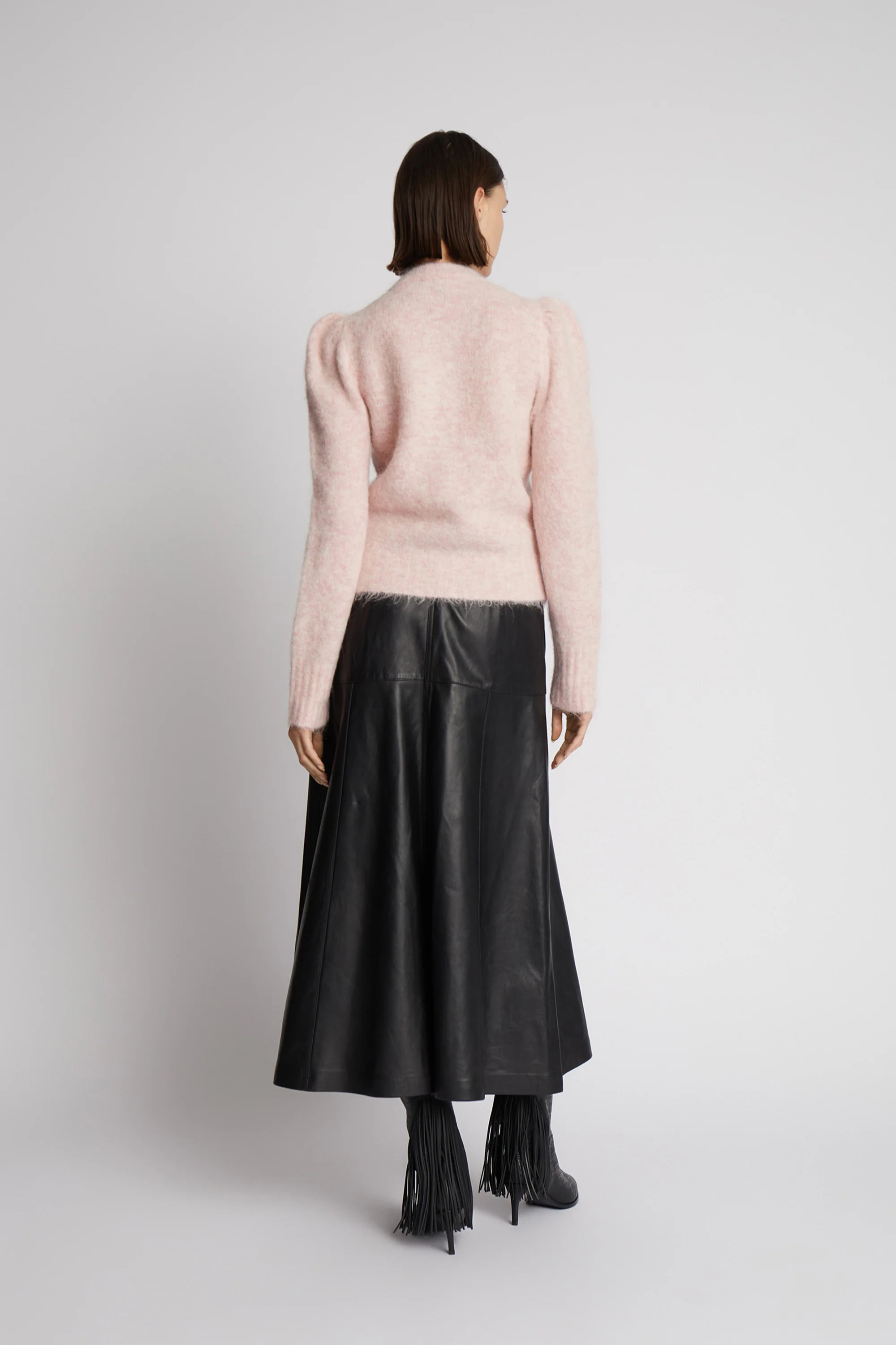 MUNTHE  Ovilla strikket uldcardigan - Rose