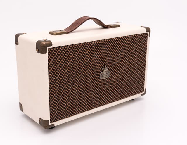 GPO WESTWOOD Bluetooth højttaler Hvid/Brun