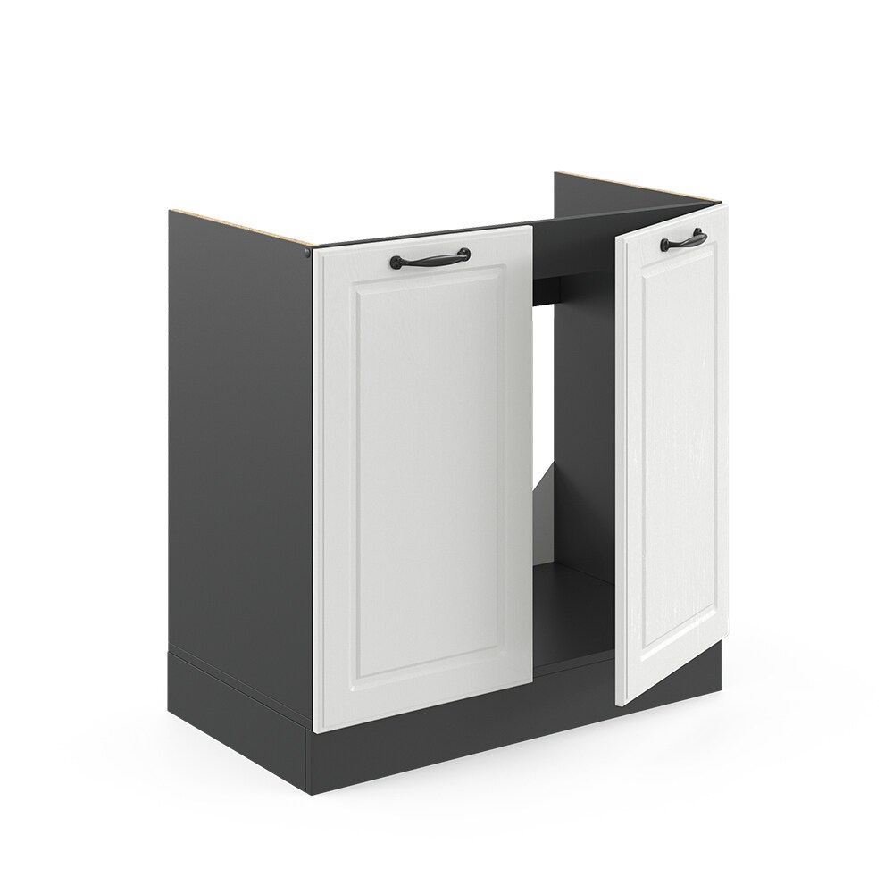 Vicco Spülenunterschrank 80 cm Anthrazit Küchenschrank Unterschrank Küchenzeile R-Line