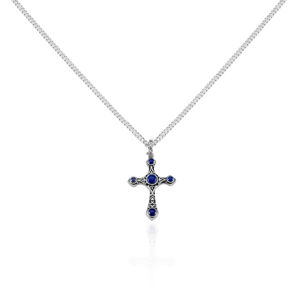 Collier Argent Blanc Aleksei