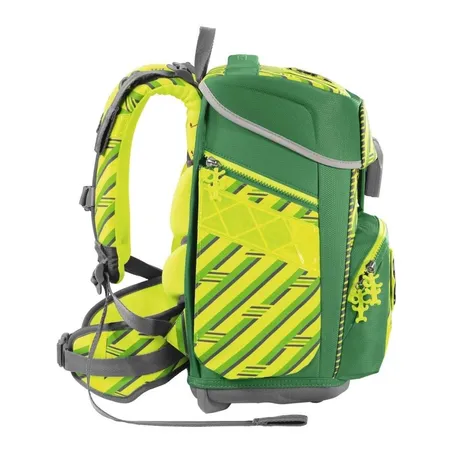 Step by Step SPACE Neon Schulranzen-Set Funky Soccer, 5-teilig