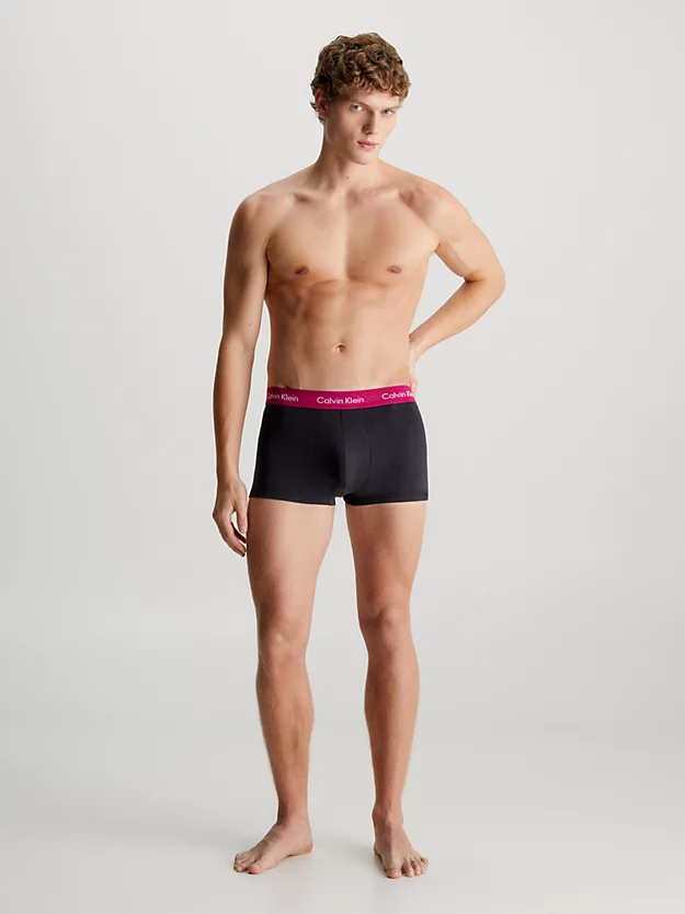 Pacote com 3 Cuecas Boxer de Cintura Baixa - Algodão Elástico