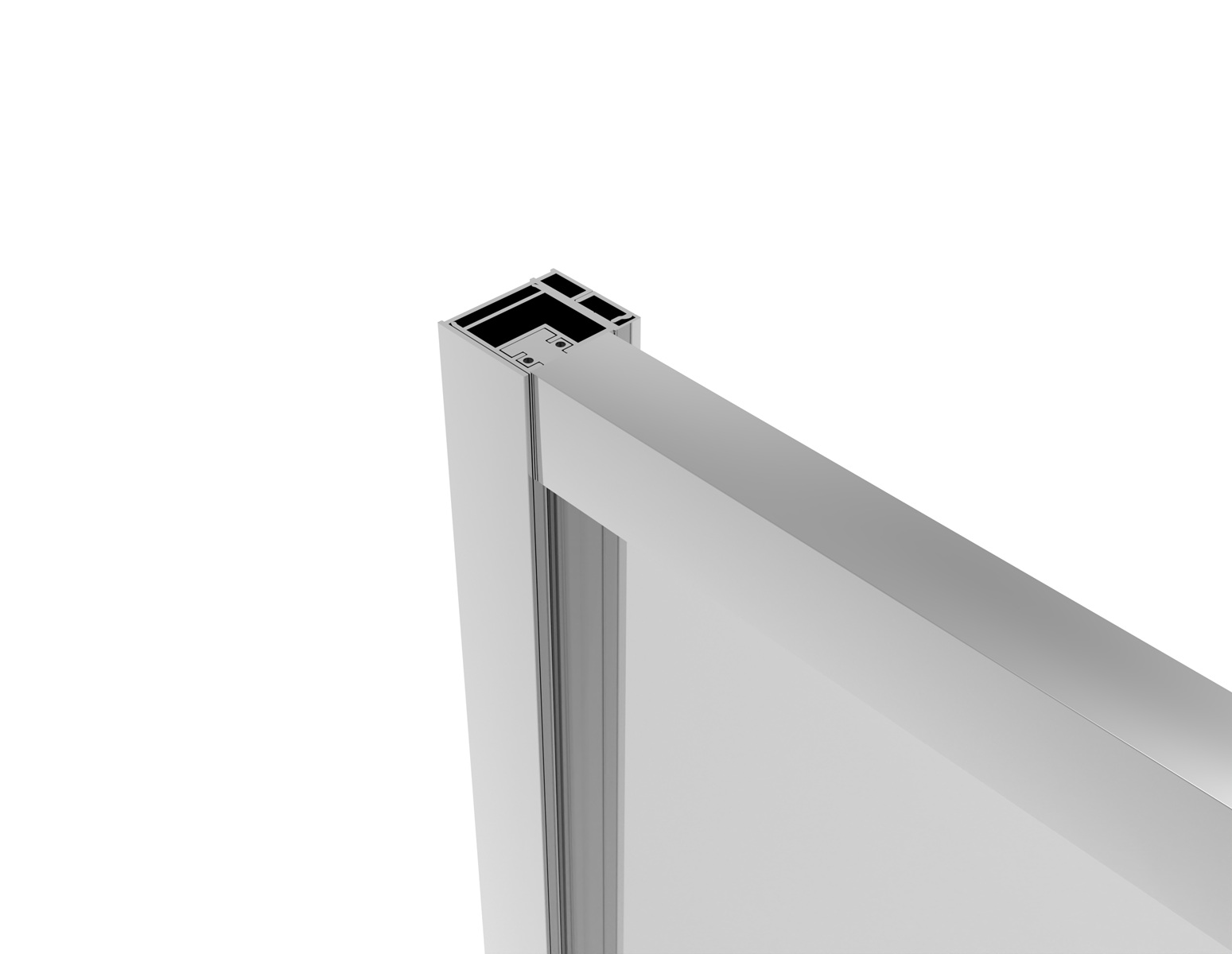Badstuber Onda douchecabine 90x90cm chroom