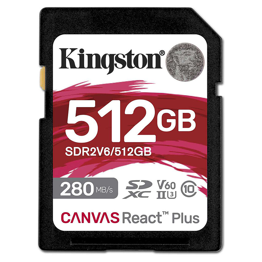 Kingston SD Canvas React Plus V60 SDR2V6 - 512GB