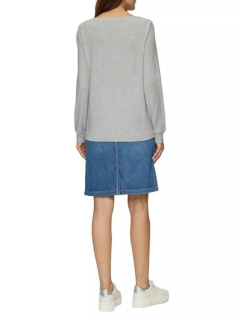 S.OLIVER Langarmshirt grau