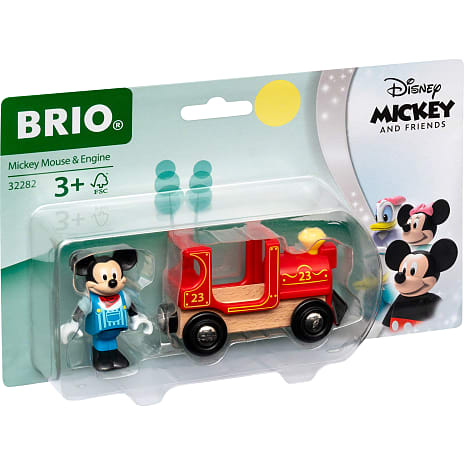 BRIO 32282 Mickey Mouse og lokomotiv