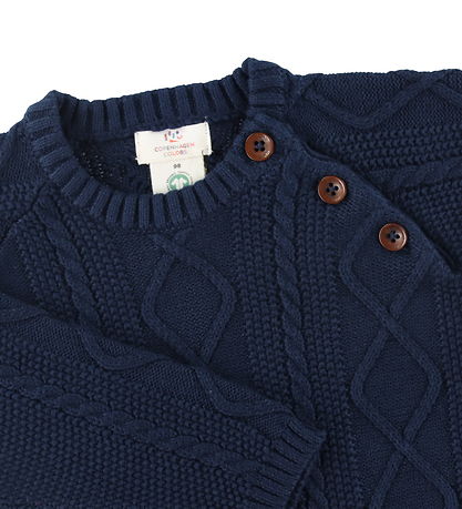 Copenhagen Colors Bluse - Strick - Navy