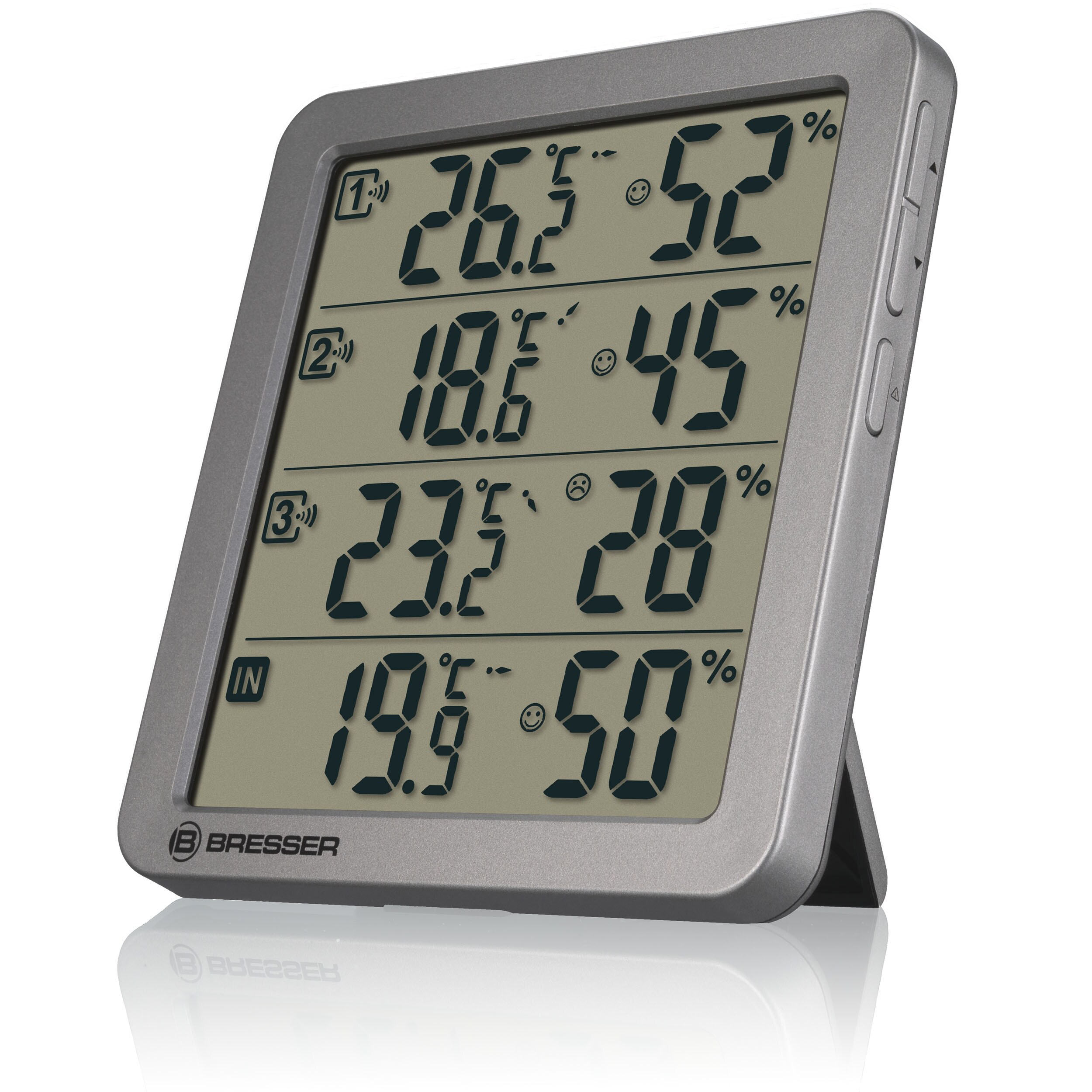 BRESSER Quadro NV Thermo-Hygrometer grau