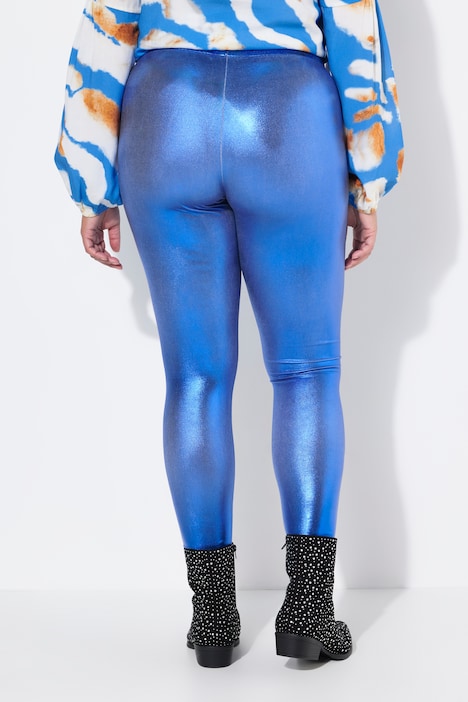 Leggings, Tight Fit, Metaillic-Optik